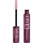 Maybelline Burgundy Mascara, Lash Sensational Sky High Volumizing & Thickening, Eyelash Lengthening, Flake-Free Formula, Washable Coloured Mascara Infused with Bamboo Extract, Burgundy Haze
