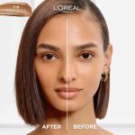 L'Oreal Paris True Match Tinted Serum Foundation, 1% Hyaluronic Acid, Hydrating Formula, Replumps Skin in 1 Hour for a Natural Glowing Finish, 30 ml, Shade 7-8 Tan-Deep - Image 4