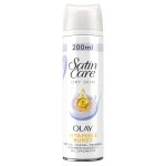 Gillette Satin Care and Olay Violet Swirl Women's Shaving Gel, 200ml