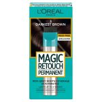 L'Oréal Paris Magic Retouch Instant Root Concealer Spray: Ideal for Touching Up Grey Regrowth, All Textures, 3s, Flawless Coverage, 75ml - Darkest Brown 3