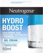 Neutrogena Hydro Boost Gel Face Cream, with Hyaluronic Acid and Ceramides for Dry Skin, 50 ml