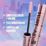 Maybelline Burgundy Mascara, Lash Sensational Sky High Volumizing & Thickening, Eyelash Lengthening, Flake-Free Formula, Washable Coloured Mascara Infused with Bamboo Extract, Burgundy Haze - Image 6