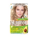 Garnier Nutrisse Permanent Hair Dye, Natural-looking, hair colour result, For All Hair Types, 9 Light Blonde (Packaging may vary)