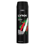 12 Pack of 200ml Lynx Africa Men's Fragrance, Aluminium Free Masculine Body Spray Deodorant, Fresh And Long Lasting Odour Protection, Large 2 Month Supply - Image 2