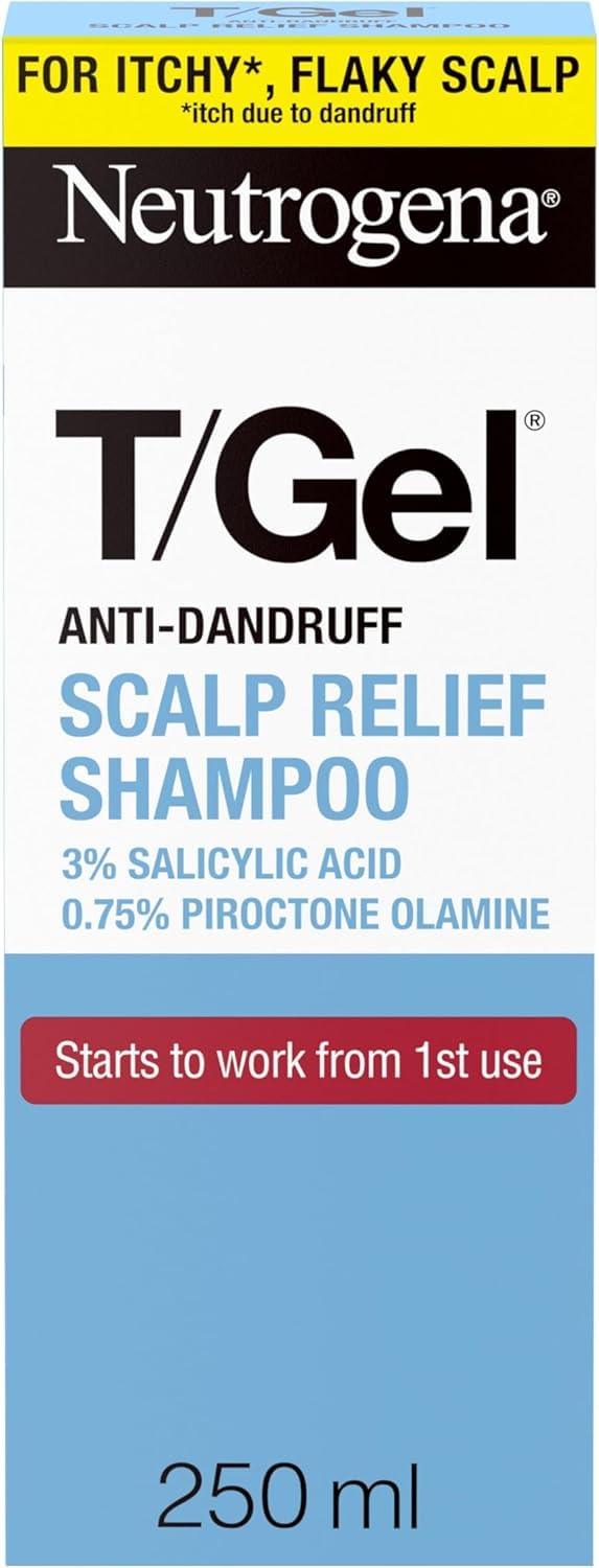 61n55bAXRZL.jpg Neutrogena T/Gel Scalp Relief Anti-Dandruff Shampoo (250ml) With 3% Salicylic Acid, Suitable for Those Prone to Scalp Psoriasis and Seborrhoeic Dermatitis - Image 2