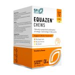 EQUAZEN Chews | Omega 3 & 6 Supplement | Blend of DHA, EPA & GLA | Supports Brain Function | Suitable for Children from 3+ to Adults | 60 Strawberry Flavoured Chews