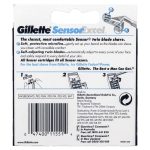 Gillette Sensor Excel 5 Blade Razor Blades, 10 Packs for Men - Image 2