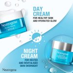 Neutrogena Hydro Boost Day and Night Hydration Regime Duo with Gel Face Moisturiser (1x 50ml) and Night Cream (1x 50ml), Formulated with Hyaluronic Acid, Suitable for Dry Skin - Image 2
