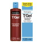 Neutrogena T/Gel Therapeutic Shampoo For Flaky, Itchy Scalp (1x 125ml), Anti-Dandruff Shampoo For The Treatment of Scalp Psoriasis, Seborrheic Dermatitis and Dandruff