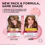 L'Oréal Paris Excellence Crème Permanent Hair Dye, Radiant At-Home Hair Colour with up to 100% Grey Coverage, Pro-Keratin, Up to 8 Weeks of Colour, Colour: 6.3 Natural Light Golden Blonde - Image 2