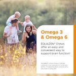 EQUAZEN Chews | Omega 3 & 6 Supplement | Blend of DHA, EPA & GLA | Supports Brain Function | Suitable for Children from 3+ to Adults | 60 Strawberry Flavoured Chews - Image 4