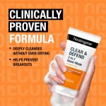 Neutrogena Clear & Defend 2 in 1 Wash-Mask (1x 150ml), Purifying Face Wash and Clay Mask for Oily, Spot-Prone Skin, Face Wash Mask with 1% Salicylic Acid for Clearer Skin and to Help Prevent Breakouts - Image 6