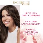 L'Oréal Paris Excellence Crème Permanent Hair Dye, Radiant At-Home Hair Colour with up to 100% Grey Coverage, Pro-Keratin, Up to 8 Weeks of Colour, Colour: 8.3 Natural Golden Blonde - Image 3