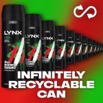 12 Pack of 200ml Lynx Africa Men's Fragrance, Aluminium Free Masculine Body Spray Deodorant, Fresh And Long Lasting Odour Protection, Large 2 Month Supply - Image 7
