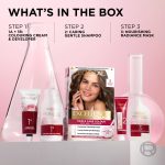 L'Oréal Paris Excellence Crème Permanent Hair Dye, Radiant At-Home Hair Colour with up to 100% Grey Coverage, Pro-Keratin, Up to 8 Weeks of Colour, Colour: 5 Natural Brown - Image 6