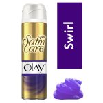 Gillette Satin Care and Olay Violet Swirl Women's Shaving Gel, 200ml - Image 2