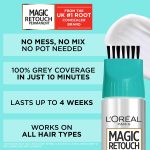 L'Oréal Paris Magic Retouch Instant Root Concealer Spray: Ideal for Touching Up Grey Regrowth, All Textures, 3s, Flawless Coverage, 75ml - Darkest Brown 3 - Image 2