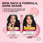 L'Oréal Paris Excellence Crème Permanent Hair Dye, Radiant At-Home Hair Colour with up to 100% Grey Coverage, Pro-Keratin, Up to 8 Weeks of Colour, Pack of 3, Colour: 1 Natural Darkest Black - Image 2