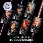 L'Oréal Paris Permanent Hair Colour, Long-Lasting Shine and Intense Colour, For up to 8 Weeks, Preference Vivids (Colorista), Electric Mango 7.46, x1 pack - Image 5